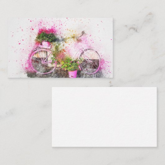 fiets visitekaartje (Voorkant / Achterkant)