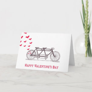 Fiets voor de Kaart die van Twee Valentijnsdag