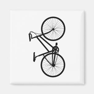 Fiets voor liefhebbers van fietsen en het fietsen magneet