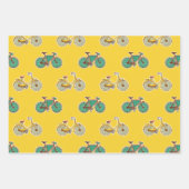  fiets voor sport. Retrofiets Inpakpapier Vel (Voorkant 2)