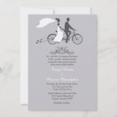 Fiets voor twee 5x7 huwelijksuitnodiging kaart (Voorkant)