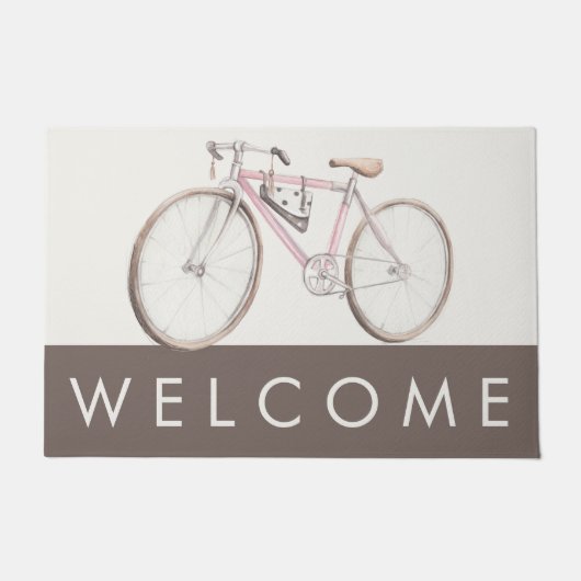 Fiets welkomstmat deurmat (Voorkant)