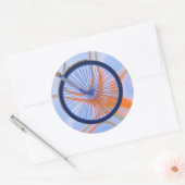 Fiets Wiel - Wiel van een fiets Ronde Sticker (Envelop)