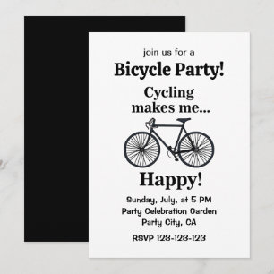 Fiets Wielrennen Fietsparty Kaart