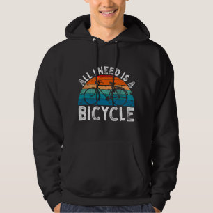 Fiets Wielrennen Wat Ik Nodig Heb Is Fiets Retro V Hoodie