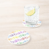 fiets zandsteen onderzetter (Zijkant)