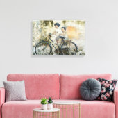 fiets | Zazzle_Growshop. Canvas Afdruk (Insitu (Woonkamer))