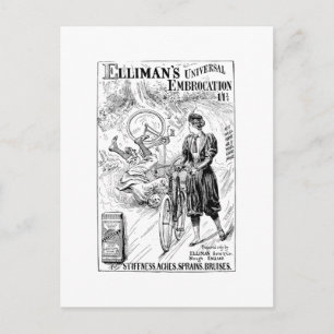  fietsadvertentiekaart briefkaart