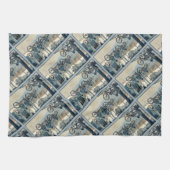  fietsafdrukken theedoek (Horizontaal)