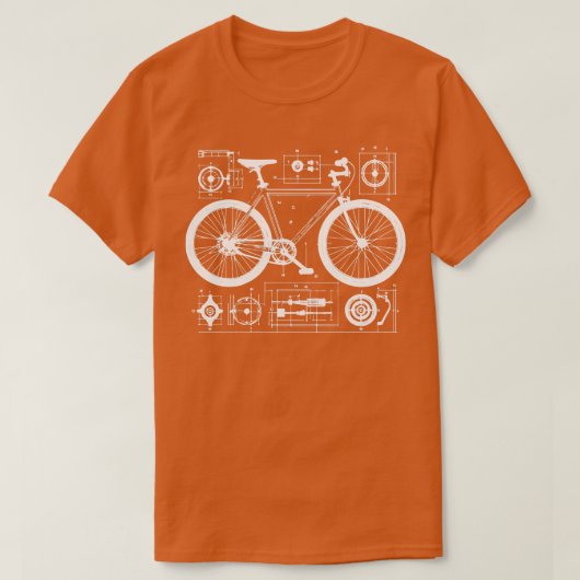 Fietsanatomie 1 t-shirt (Design voorkant)