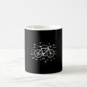 Fietsanatomie- grappige fietsdelen fietsen koffiemok (Center)