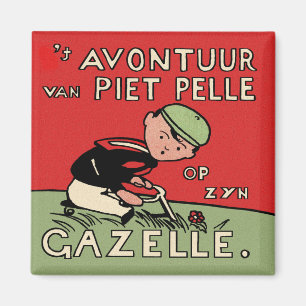 Fietsavonturen van Piet Pelle Magneet