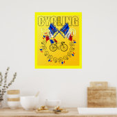 Fietsband 2011 Tour de France Sports Fan Poster (Keuken)