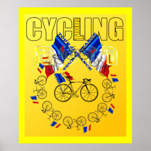Fietsband 2011 Tour de France Sports Fan Poster