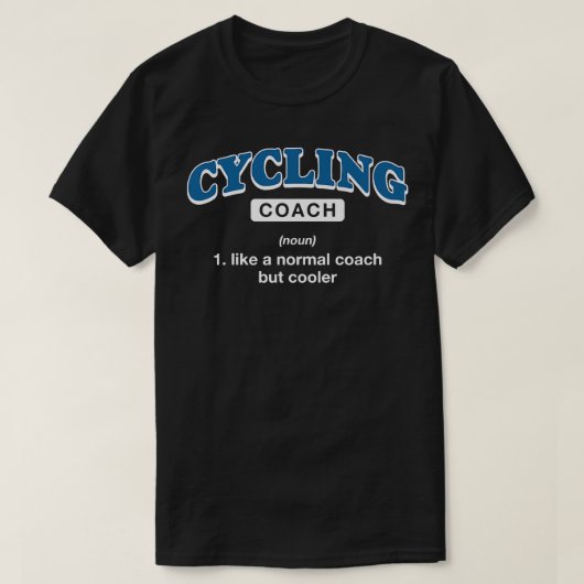 Fietsband definitie Funny Cyclist Humor Biker T-shirt (Design voorkant)