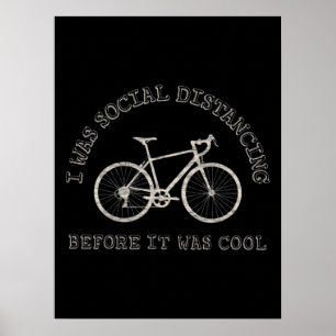 Fietsband Lover Bike Riding Bicycle Sociale Afstan Poster