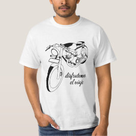 FIETSBERIJDER MOTORFIETS LANGE RIT LANGE RIT T-SHIRT
