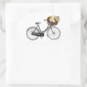 Fietsbloem  plakboek sticker (Tas)