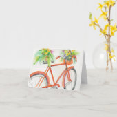 Fietsbloembak Kaart (Gele Bloem)