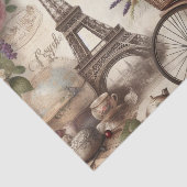 fietsbloemen en vlinders decoupage tissuepapier (Detail)