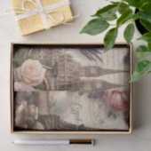fietsbloemen en vlinders decoupage tissuepapier (Geschenk)