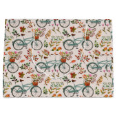  Fietsbloemencadeautas | Elegante herfst Groot Cadeauzakje (Voorkant)