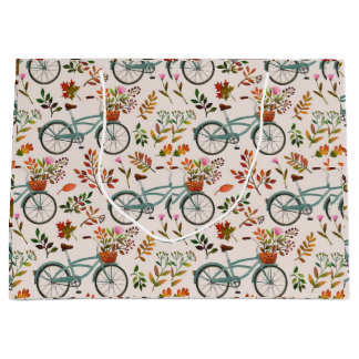  Fietsbloemencadeautas | Elegante herfst Groot Cadeauzakje