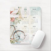 Fietsbloemenjaarkalender 2026 Muismat (Met muis)