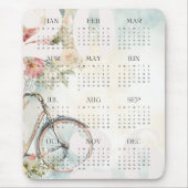  Fietsbloemenjaarkalender 2026 Muismat (Voorkant)