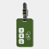 Fietsbrandstof: water, Drink in de sport, koffie Bagagelabel (Voorkant verticaal)