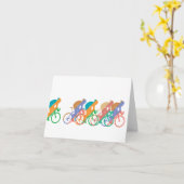 Fietsbriefkaart Kaart (Gele Bloem)