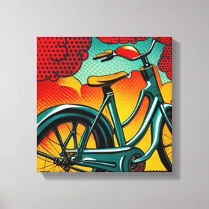 fietsbriljantie canvas afdruk