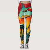 fietsbriljantie leggings (Voorkant)