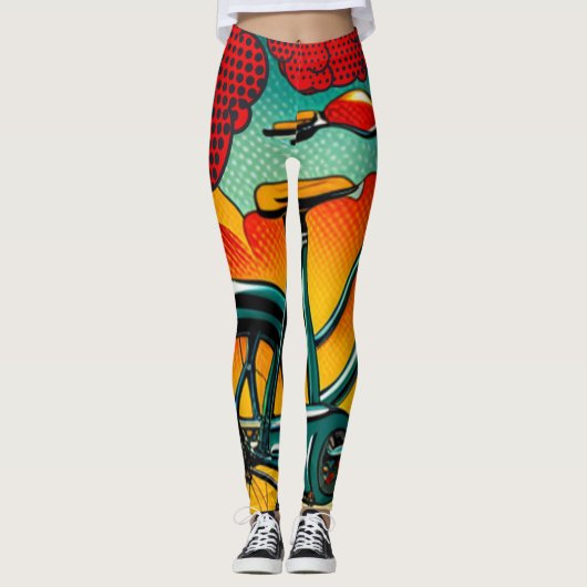 fietsbriljantie leggings (Voorkant)