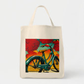 fietsbriljantie tote bag (Voorkant)