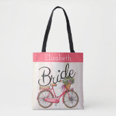 Fietsbruid op maat tote bag (Voorkant)