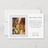 fietsbruiloft bedankkaart (Achterkant)