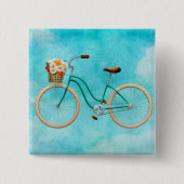 FietsButton Vierkante Button 5,1 Cm (Voorkant)