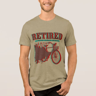 Fietscadeau-ontwerp voor pensionering Tri-Blend shirt