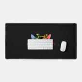Fietscat Lgbt Bureaumat (Keyboard & Muis)