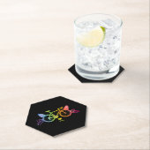 Fietscat Lgbt Kartonnen Onderzetters (Insitu)