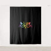 Fietscat Lgbt Wandkleed (Voorkant)