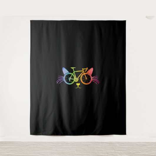 Fietscat Lgbt Wandkleed (Voorkant)