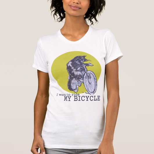 Fietscat T-shirt (Voorkant)