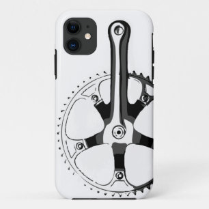 Fietscerkast - zwart op wit iPhone 11 hoesje