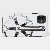 Fietscerkast - zwart op wit Case-Mate iPhone case (Achterkant (horizontaal))