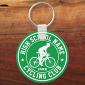 Fietsclubs fietser - speciaal voor sport buitenshu sleutelhanger (Voorkant)