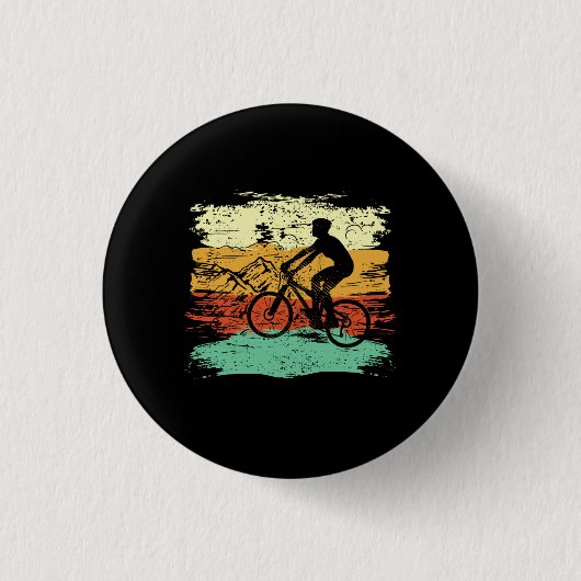 Fietscyclingretro Ronde Button 3,2 Cm (Voorkant)