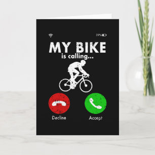 Fietscyclist Funny Gift Cadeau Idee Kaart