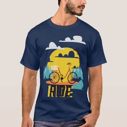 Fietscyclist T-shirt (Voorkant)